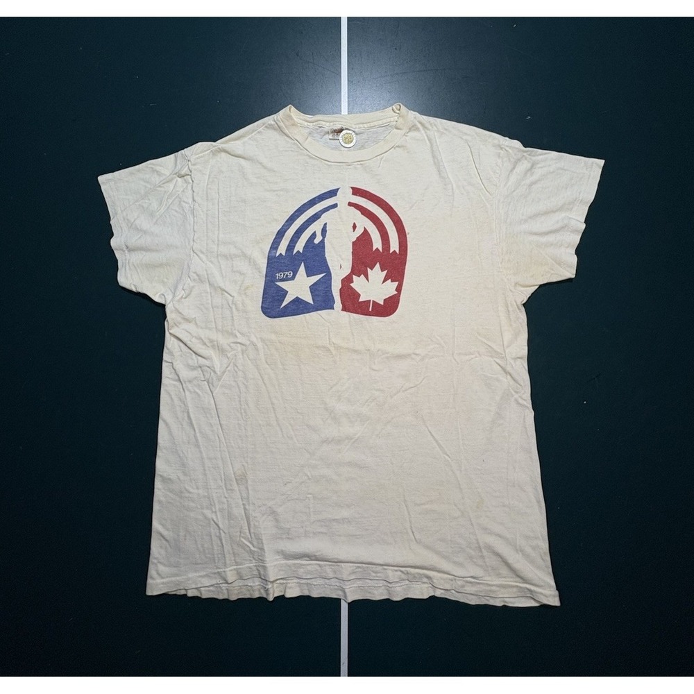 VTG 1979‎ Detroit Free Press International Marathon T Shirt Large Single Stitch